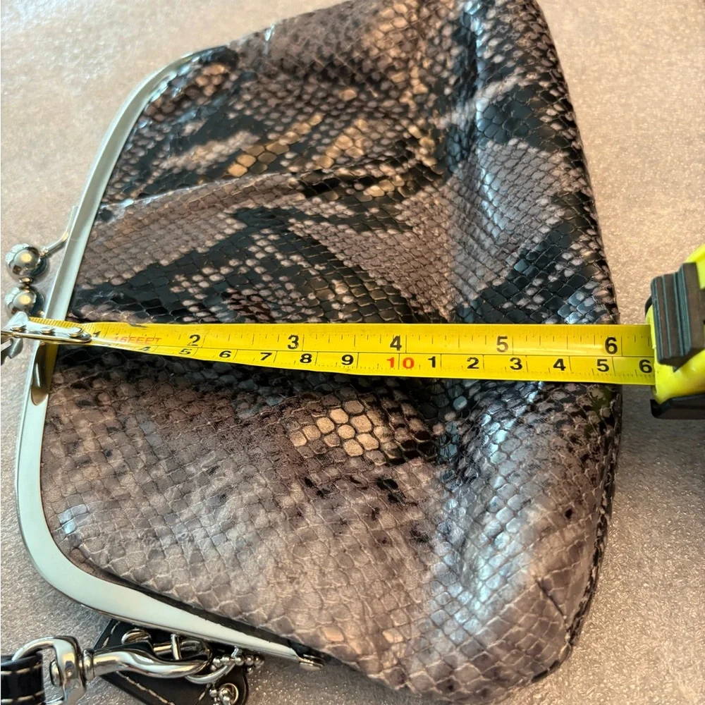 COACH Snakeskin Clutch with Wristlet - Picture 10 of 10
